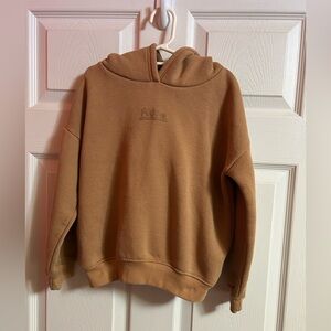Fudo ALWAYS INNOVATIVE”Tan Boy's Hoodie Sweater Size 7